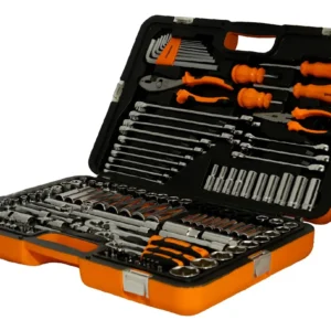 JUEGO DE CAJA DE HERRAMIENTAS LUSQTOFF SHL150-9 150 PIEZAS RACING
