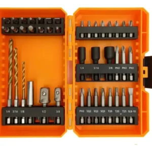 Juego De Puntas Y Accesorios Taladro 42pzs Lusqtoff